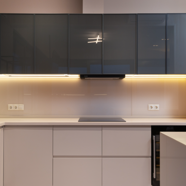 Under-Cabinet Strip Light Installation & Cable Routing Package