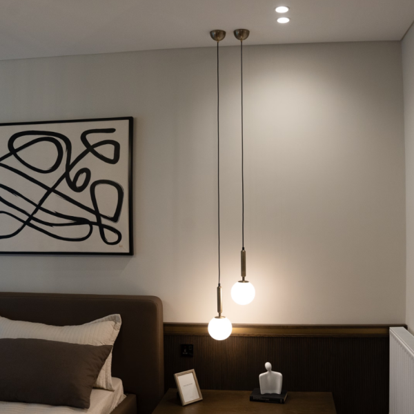 Bedside Low-Hanging Pendant Light Installation Package
